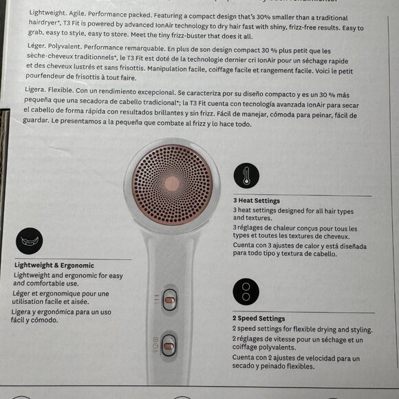 T3 Fit Compact Hair Dryer - Picture 8 of 12